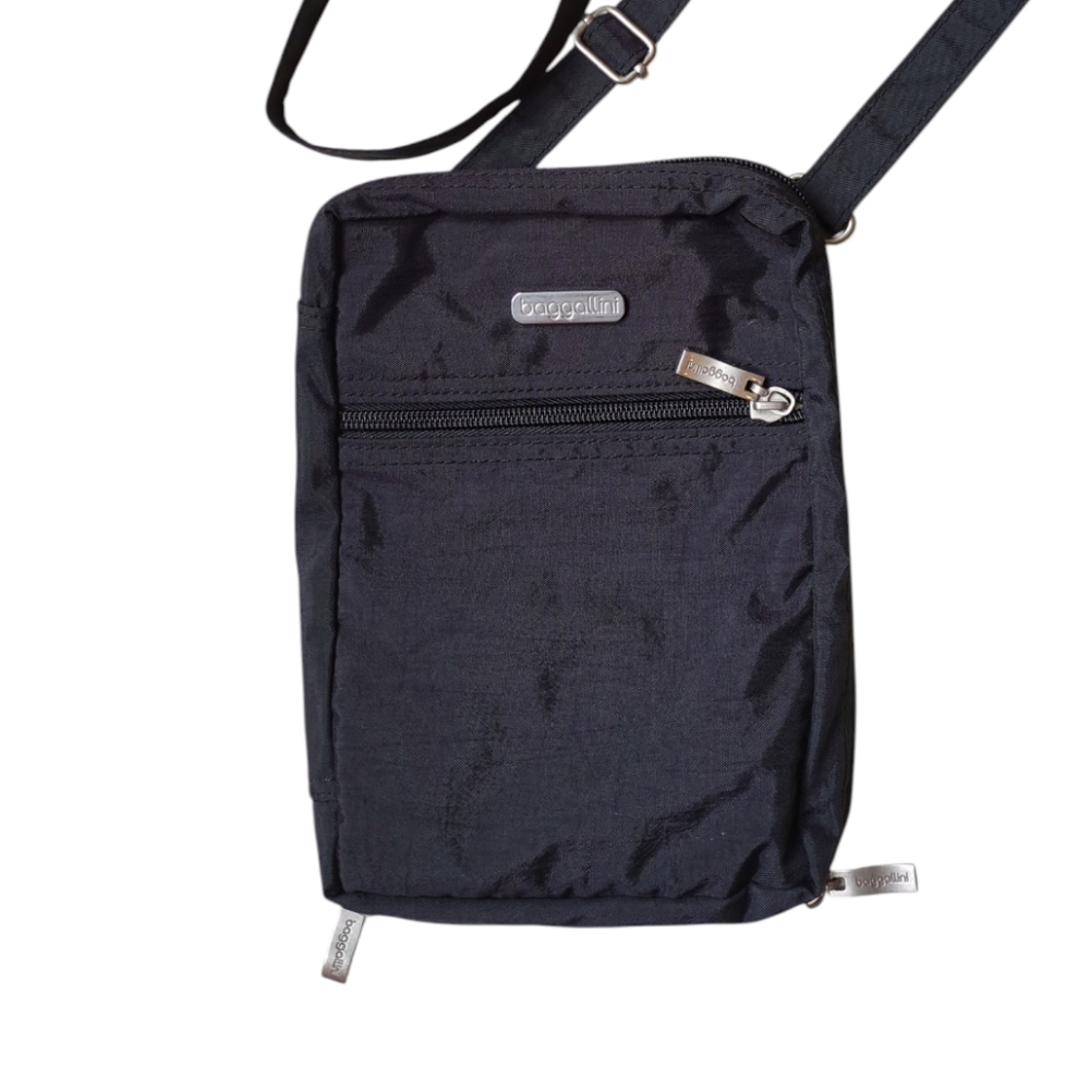Baggallini Convertible Phone Purse w/ Built-in Wallet, Mini Crossbody Pouch Bag